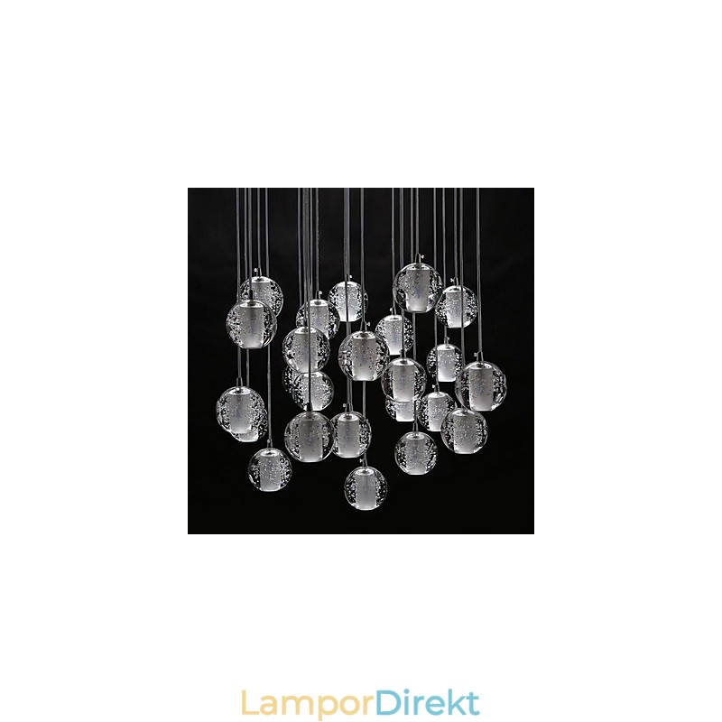 Pendellampa G4 Retroifit 3W Kromplätering Kristall Modern Contemporary Pendellampa