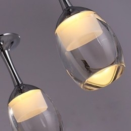 Pendellampor 3 Lampor Lång Bakplatta Modern Contemporary