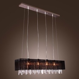 Modern Contemporary Island Crystal Other Metal Pendellampa