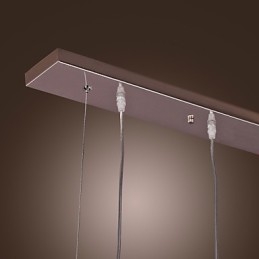 Modern Contemporary Island Crystal Other Metal Pendellampa