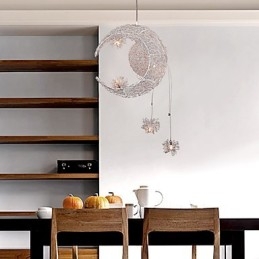Modern Och Modern Globe Mini Stil Galvaniserad Metall Taklampa