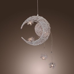 Modern Och Modern Globe Mini Stil Galvaniserad Metall Taklampa
