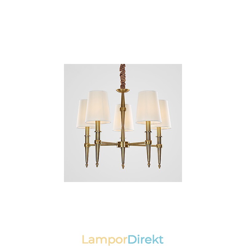 Ren Vit Modern Och Modern Dekorativ Design Taklampa Familj