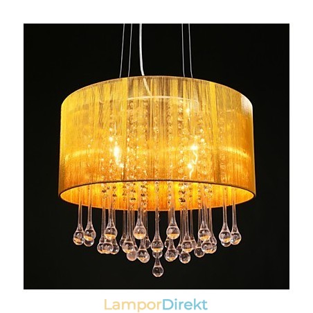 Drum Pendel Modern 4 Lights Winding Lampskärm Kristall Ljuskrona Ljuskrona Modern Minimalistisk Design Drum Pendel Modern 4 Lights Winding Lampskärm Kristall Ljuskrona Ljuskrona Modern Minimalistisk Design