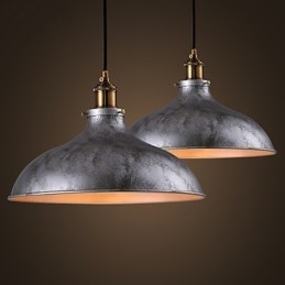 Hög Kvalitet Iron Reminisced Pendel Lamp Loft Northern Europe American Vintage Retro Country Pendel Light