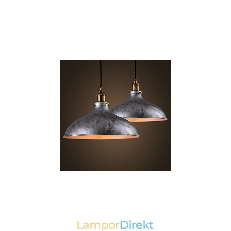 Hög Kvalitet Iron Reminisced Pendel Lamp Loft Northern Europe American Vintage Retro Country Pendel Light