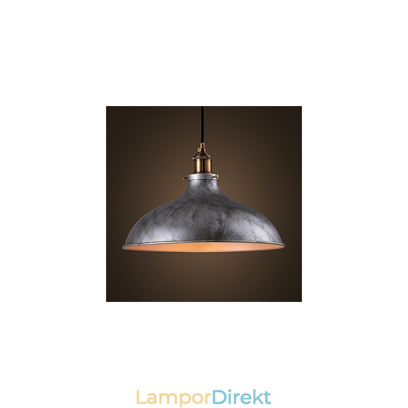 Hög Kvalitet Iron Reminisced Pendel Lamp Loft Northern Europe American Vintage Retro Country Pendel Light
