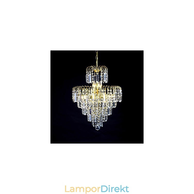 Europeiska Stil Lyx 6 Ljus Ljuskrona I Kronform