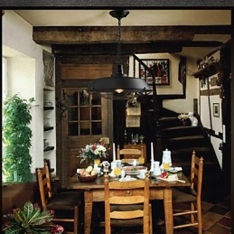 Hänglampor American Country Retro Smidesjärn Samtida Och Kontrakterade Warehouse Droplight