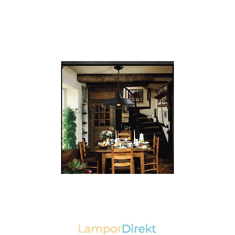 Hänglampor American Country Retro Smidesjärn Samtida Och Kontrakterade Warehouse Droplight