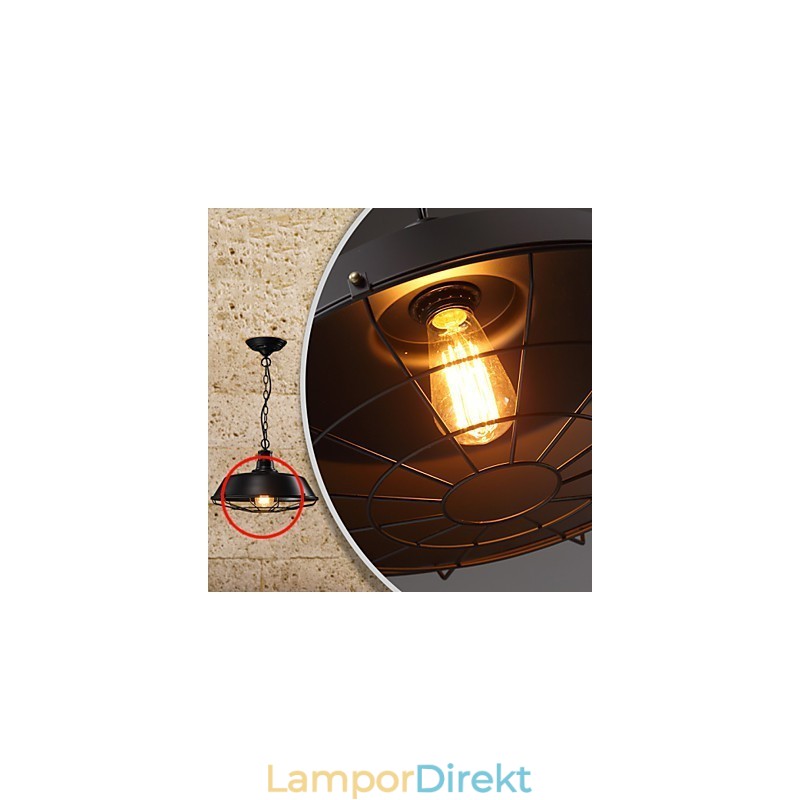 Hänglampor American Country Retro Smidesjärn Samtida Och Kontrakterade Warehouse Droplight