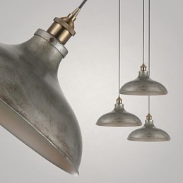 1 Ljus Pendellampor Antik Vintage Style Industristil Järn Metaller Drop Light