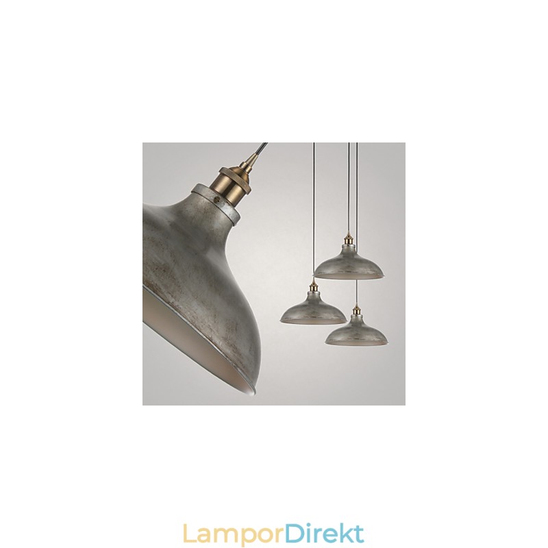 1 Ljus Pendellampor Antik Vintage Style Industristil Järn Metaller Drop Light