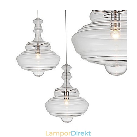 Konstnärlig Hänglampa 1 Ljus Modern Enkelhet Färglöst Klart Glas Konstnärlig Hänglampa 1 Ljus Modern Enkelhet Färglöst Klart Glas