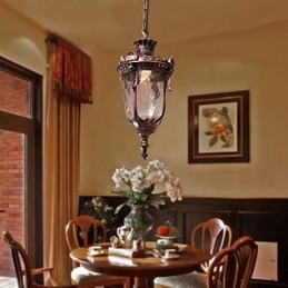 Antik Inspirerad Taklampa Med 1 Lampa
