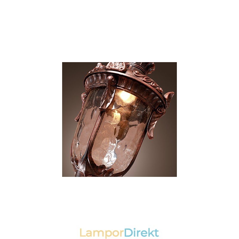 Antik Inspirerad Taklampa Med 1 Lampa