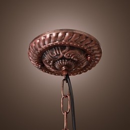 Antik Inspirerad Taklampa Med 1 Lampa
