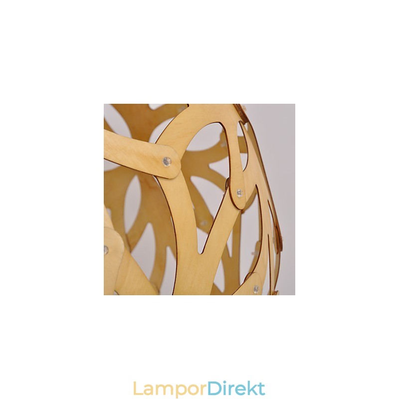Retro Country Wood Bambu Pendellampa
