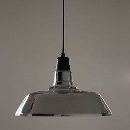 Vintage Elektropläterad Taklampa Garage