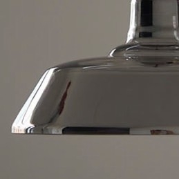Vintage Elektropläterad Taklampa Garage