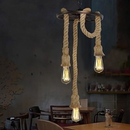 Retro Mini Stil Elektropläterad Metall Taklampa
