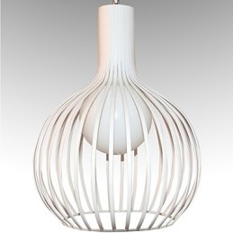 American Retro Contracted Smidesjärn Birdcage Ljuskrona Lamp Light