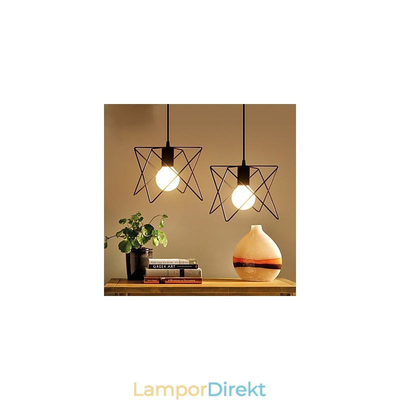 Pendellampor Mini Style Retro Metal