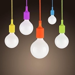 Mini Hänge 1 Ljus Modern Minimalistisk Silikongodisfärger