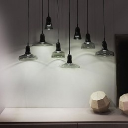Kontrakterad Och Samtida Skugga Mode Dekoration Glas Ljuskrona