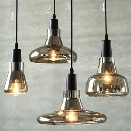 Kontrakterad Och Samtida Skugga Mode Dekoration Glas Ljuskrona