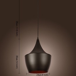 Modern Och Modern Retro Mini Style Pendellampa För Målning