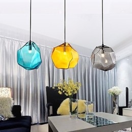 Pendel 3 Light Italy Style Transparent Galvanisering