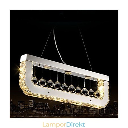 Kristallkrona Droplight Av Rektangulärt Gult Ljus Kristallkrona Droplight Av Rektangulärt Gult Ljus
