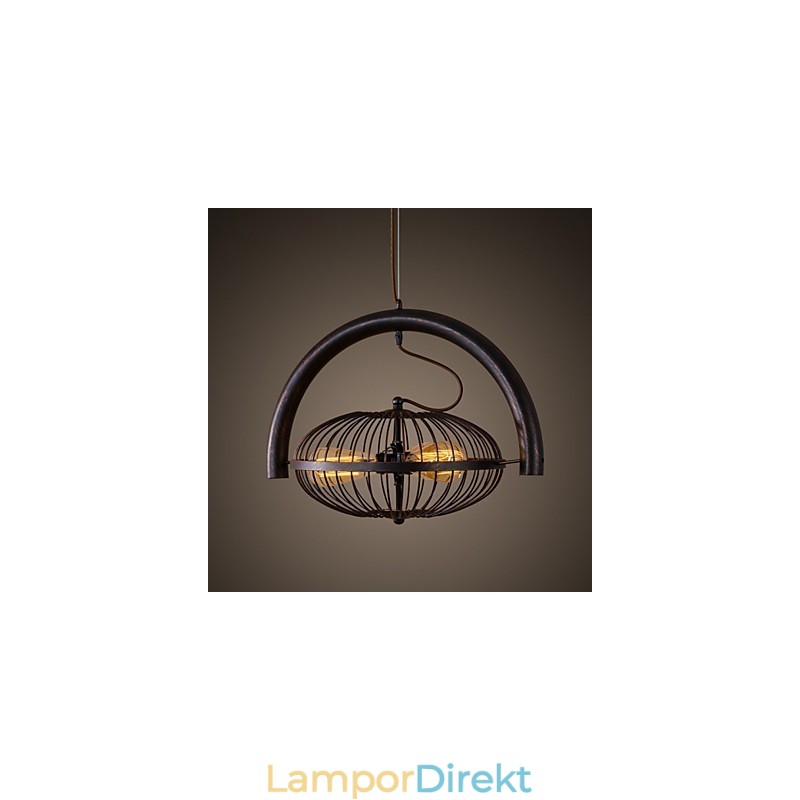 Retro Klassiska Metall Takfläkt Lampor Enkla Hängande Lampor Cafe Hängande Lampa