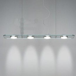 Restaurangbordslampa Rektangulärt Glas
