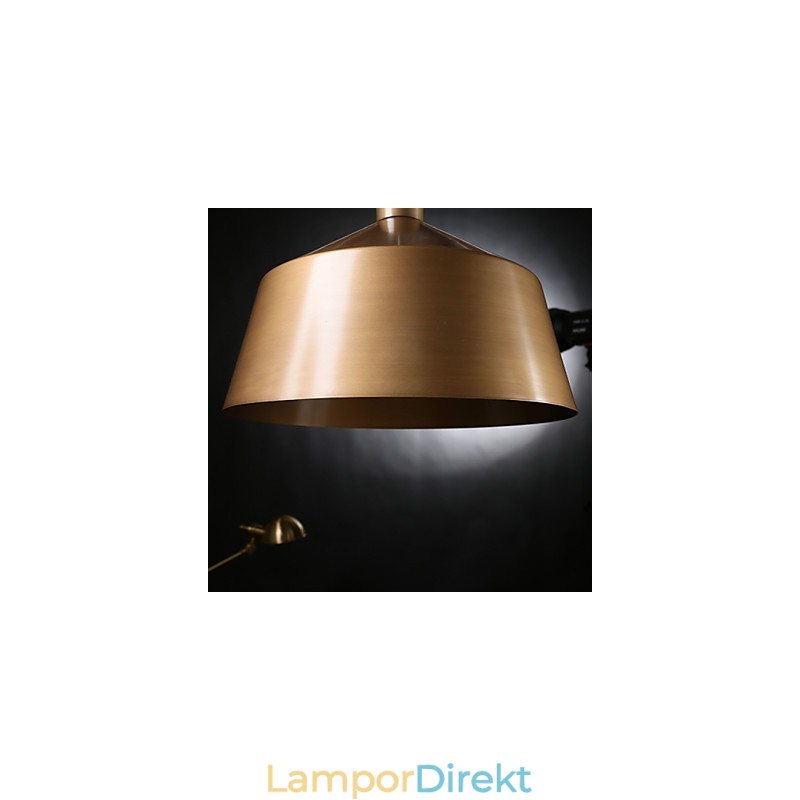 Retrodesign Kreativt Designtema Ljuskrona Ljuskrona Loft Ljuskrona I Amerikansk Industristil