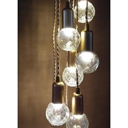 Traditionell Klassisk Rustik Lodge Vintage Retro Lykttrumma Country Globe Mini Stil Målning Glas Pendellampa