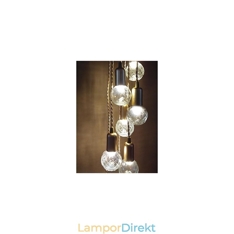 Traditionell Klassisk Rustik Lodge Vintage Retro Lykttrumma Country Globe Mini Stil Målning Glas Pendellampa