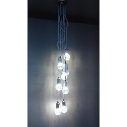Traditionell Klassisk Rustik Lodge Vintage Retro Lykttrumma Country Globe Mini Stil Målning Glas Pendellampa