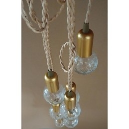 Traditionell Klassisk Rustik Lodge Vintage Retro Lykttrumma Country Globe Mini Stil Målning Glas Pendellampa