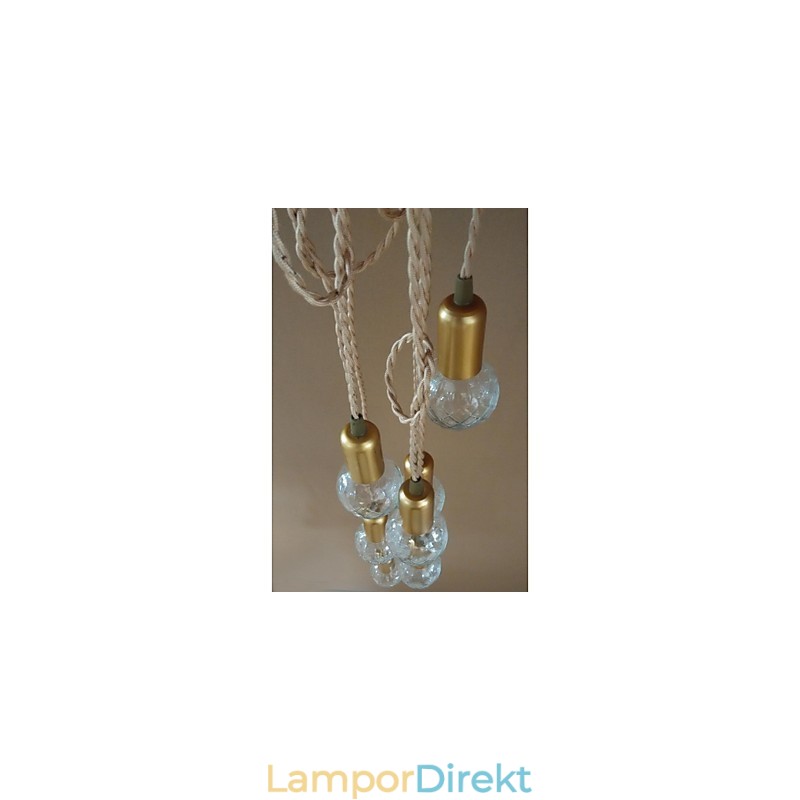 Traditionell Klassisk Rustik Lodge Vintage Retro Lykttrumma Country Globe Mini Stil Målning Glas Pendellampa