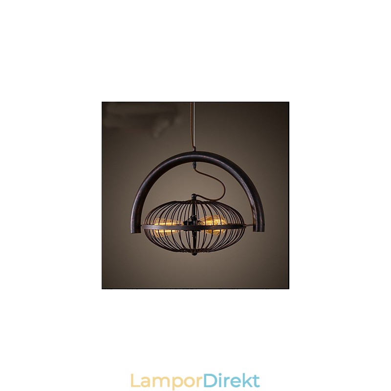 Retro Industrial Wind Lampa Fläkt Taklampa Amerikansk Stil