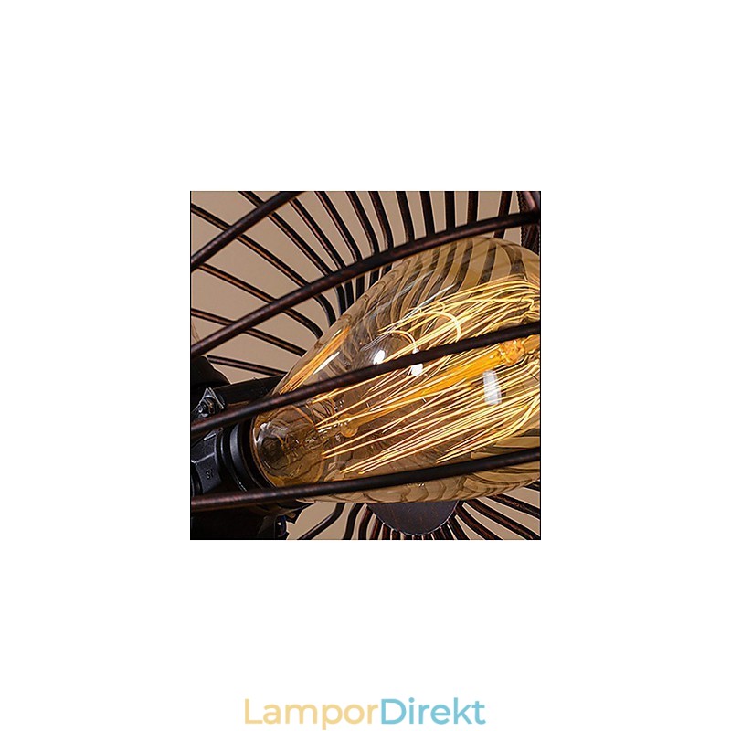 Retro Industrial Wind Lampa Fläkt Taklampa Amerikansk Stil