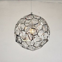 Silver Silver Brick Mesh Ljuskrona
