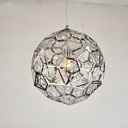 Silver Silver Brick Mesh Ljuskrona