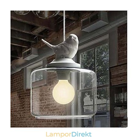 Single Head Glass Birds Droplight Single Head Glass Birds Droplight