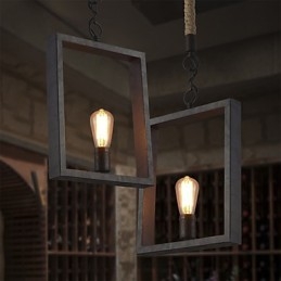 Pendel Rustic Lodge Vintage Retro Dining Shopping Store Metall
