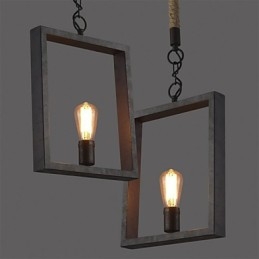 Pendel Rustic Lodge Vintage Retro Dining Shopping Store Metall