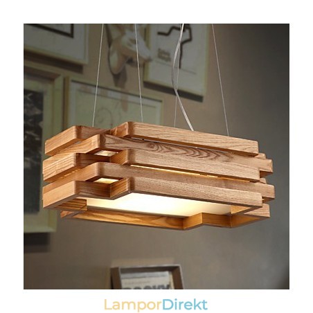 Modern Och Modern Country Mini-Stil Trä Bambu Taklampa Modern Och Modern Country Mini-Stil Trä Bambu Taklampa