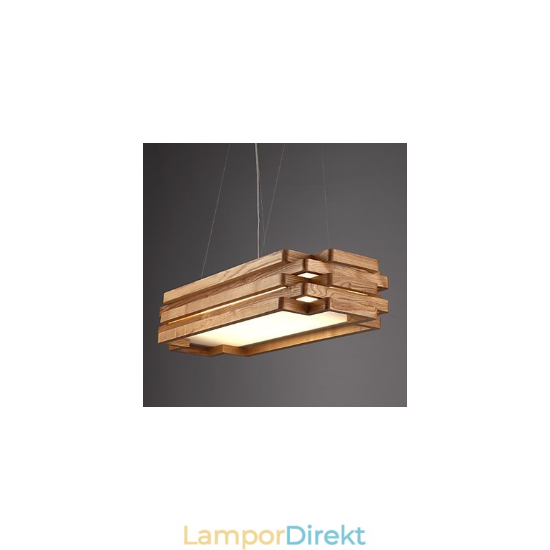 Modern Och Modern Country Mini-Stil Trä Bambu Taklampa